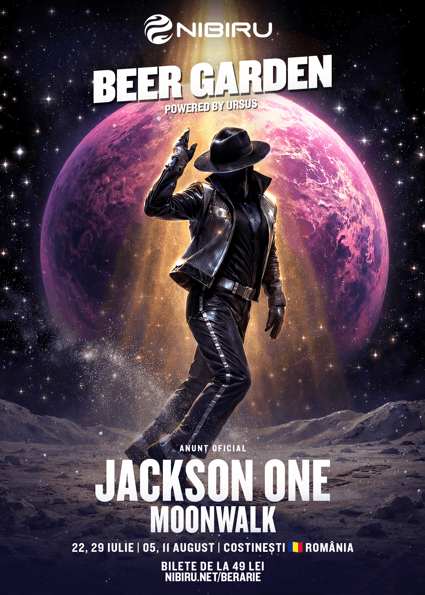 Jackson One @ Nibiru Beer Garden / MOONWALK (22 iulie)