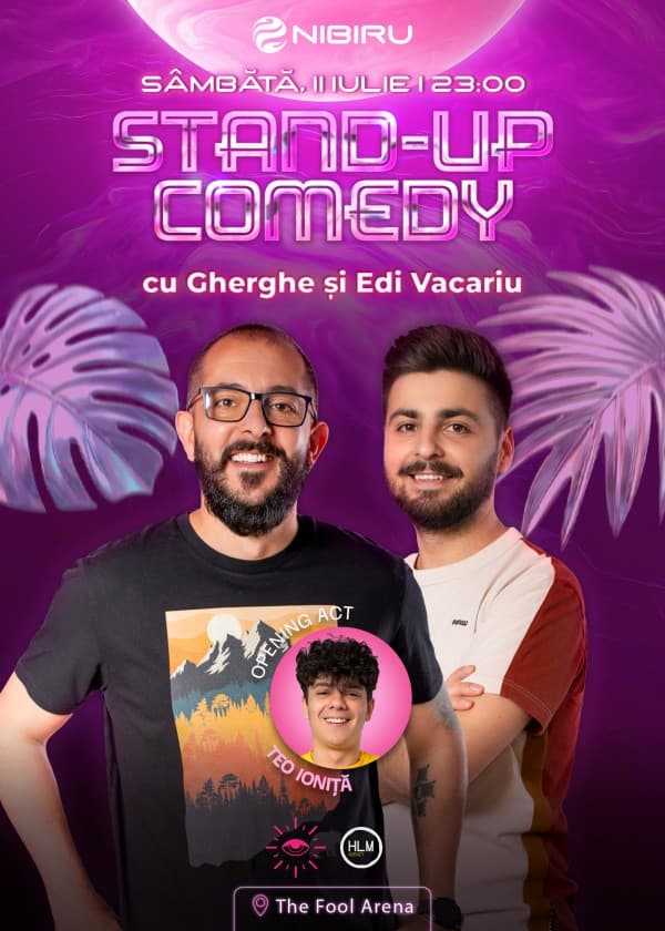 Stand-up comedy cu Gabriel Gherghe și Edi Vacariu