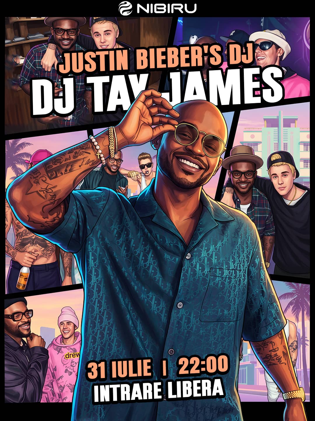 Justin Bieber’s DJ: TAY JAMES @ Nibiru Arena
