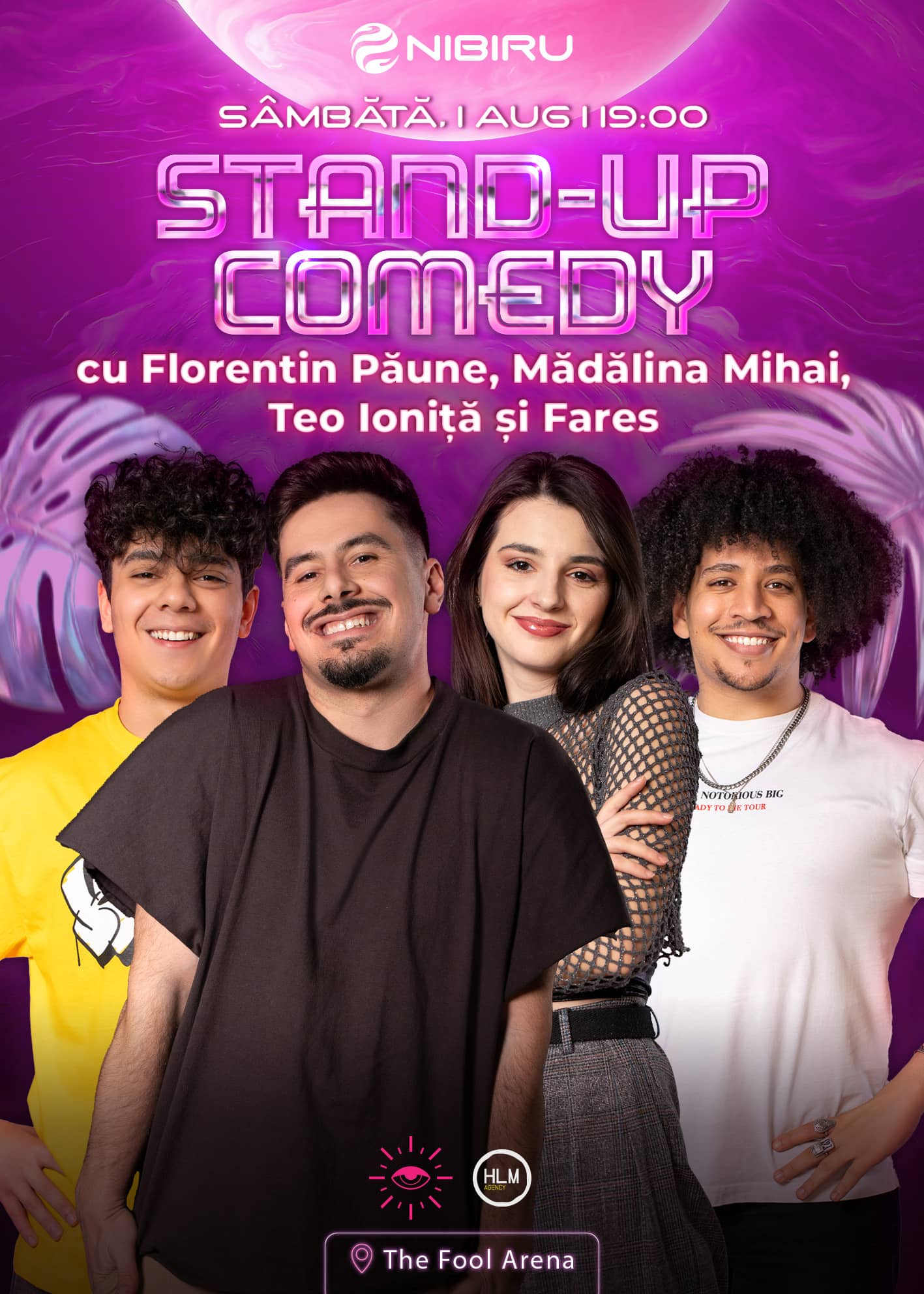 Stand-up comedy - Florentin Păune, Mădălina Mihai, Teo Ioniță, Fares