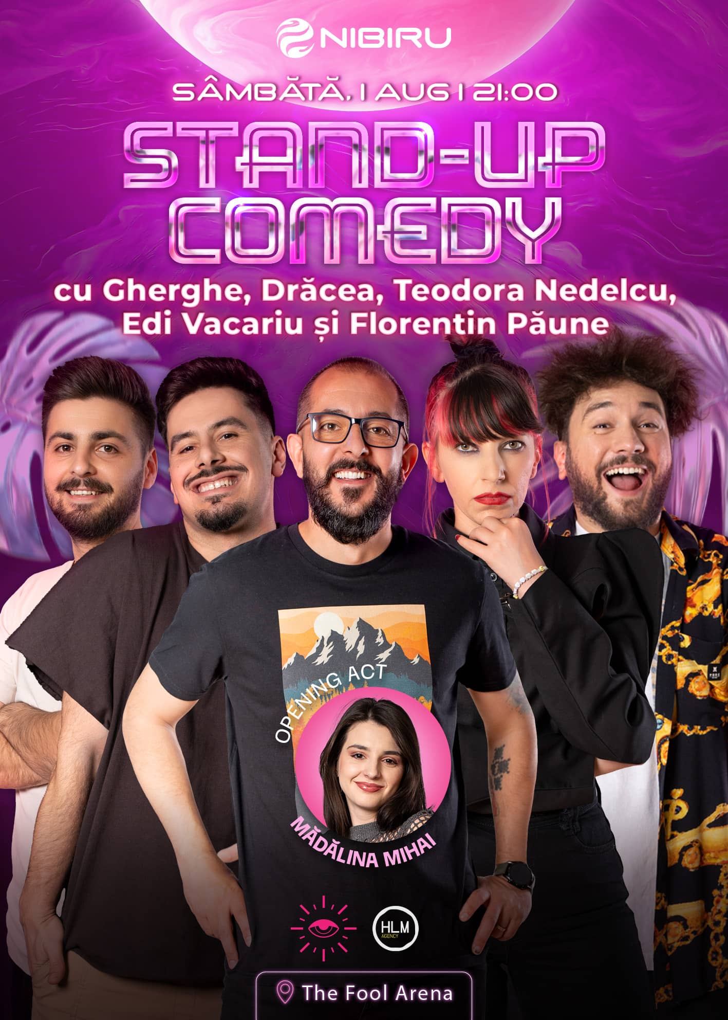 Stand-up comedy - Drăcea, Gherghe, Teodora Nedelcu, Edi Vacariu, Florentin Păune