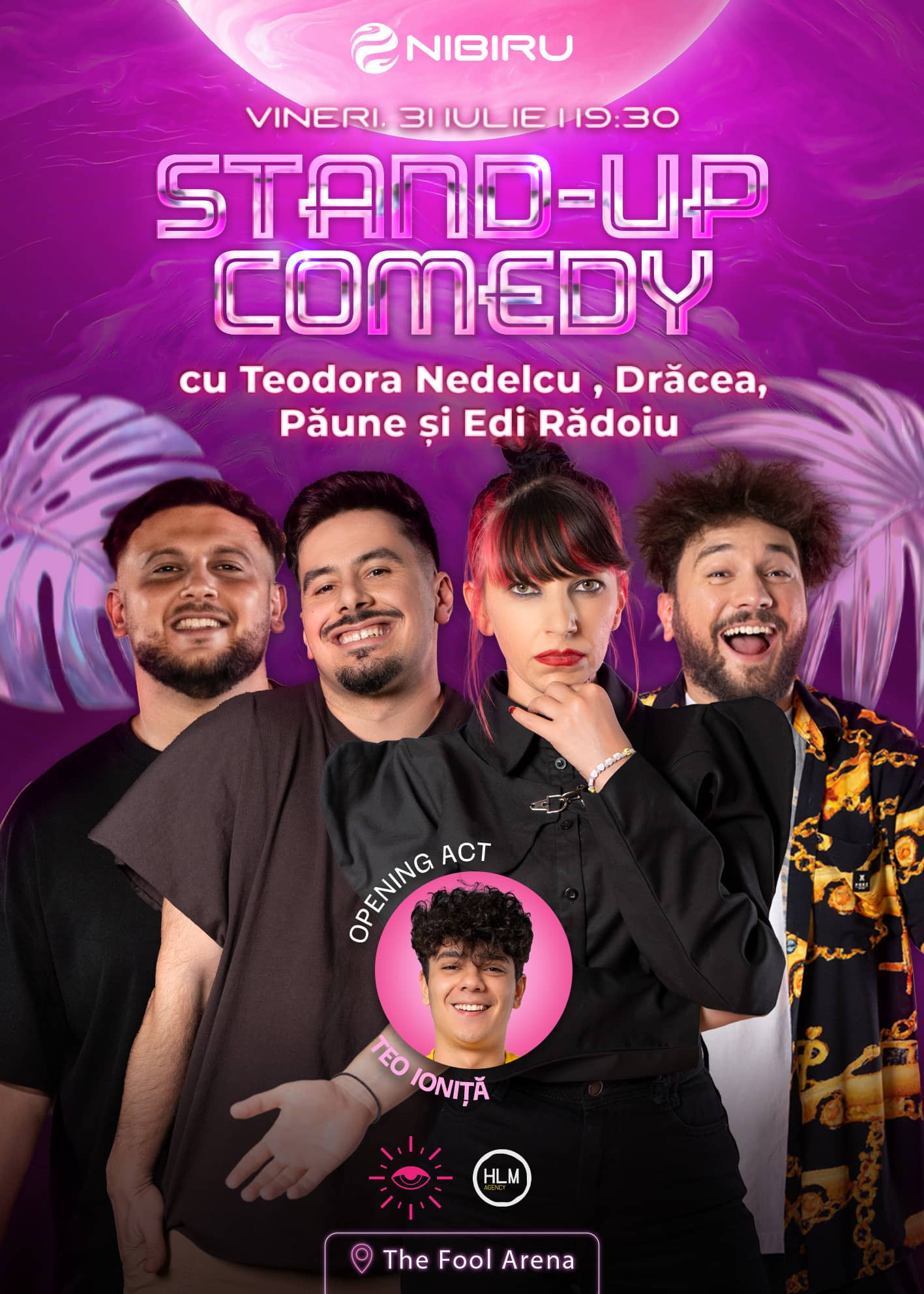 Stand-up comedy - Drăcea, Edi Rădoiu, Teodora Nedelcu, Florentin Păune