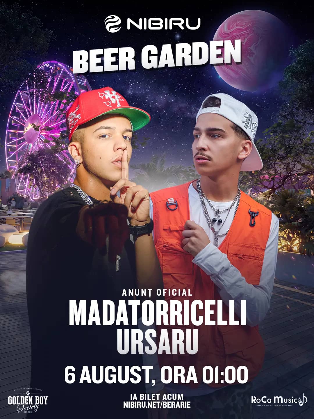 Ursaru & Madatorricelli @ Nibiru Beer Garden (6 august)